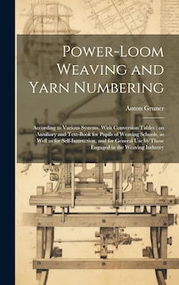Front cover_Power-loom Weaving and Yarn Numbering