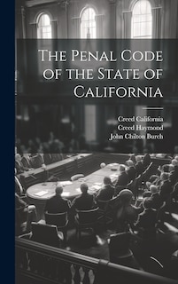 Couverture_The Penal Code of the State of California