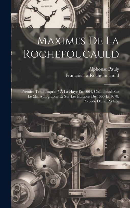 Front cover_Maximes De La Rochefoucauld