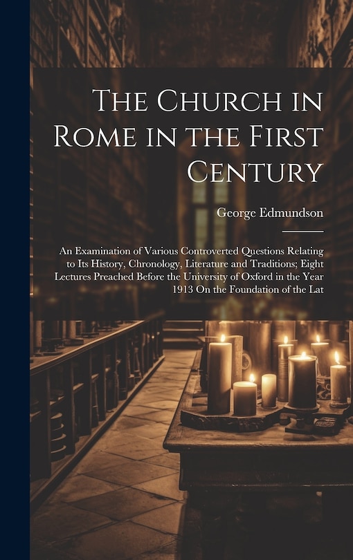 Couverture_The Church in Rome in the First Century