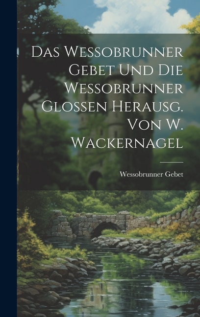 Das Wessobrunner Gebet Und Die Wessobrunner Glossen Herausg. Von W. Wackernagel