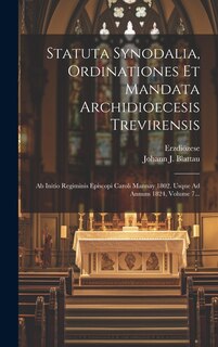 Front cover_Statuta Synodalia, Ordinationes Et Mandata Archidioecesis Trevirensis