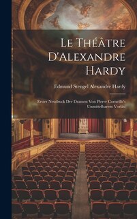 Front cover_Le Théâtre D'Alexandre Hardy