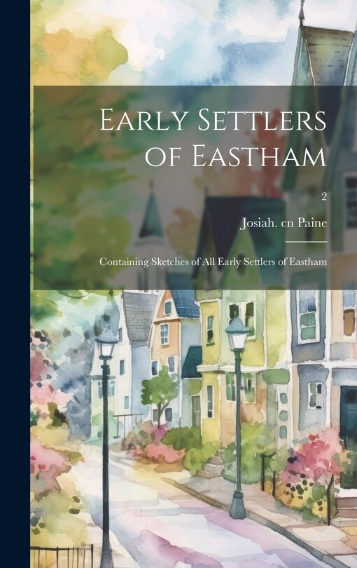 Couverture_Early Settlers of Eastham