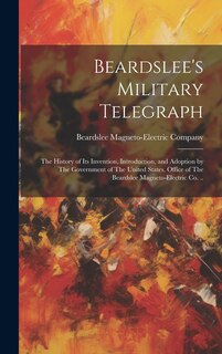 Front cover_Beardslee's Military Telegraph