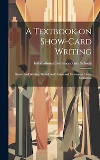 Couverture_A Textbook on Show-card Writing