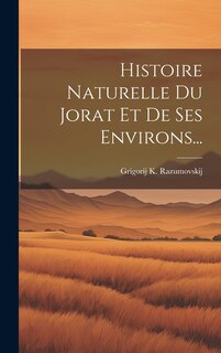 Front cover_Histoire Naturelle Du Jorat Et De Ses Environs...