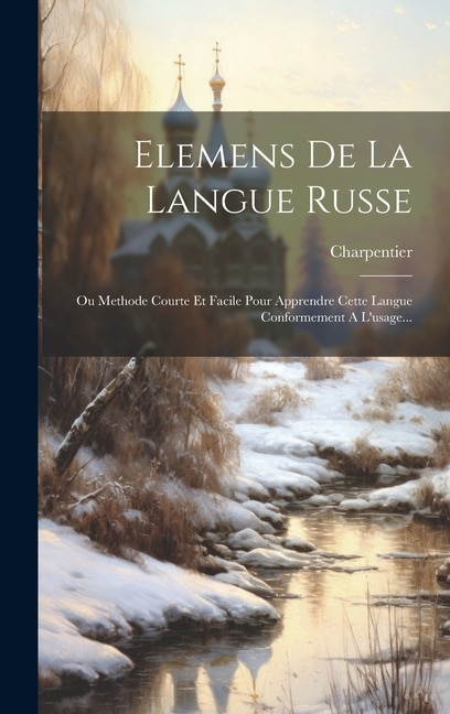 Front cover_Elemens De La Langue Russe
