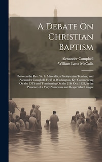 Couverture_A Debate On Christian Baptism