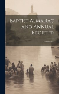Front cover_Baptist Almanac and Annual Register; Volume 1850