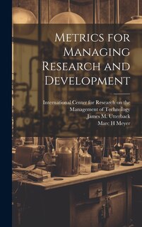 Couverture_Metrics for Managing Research and Development