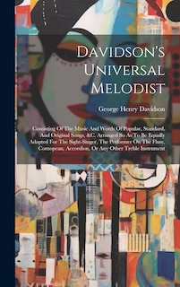 Front cover_Davidson's Universal Melodist