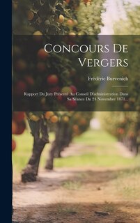 Front cover_Concours De Vergers