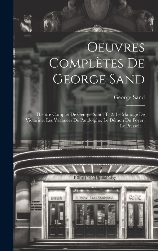 Couverture_Oeuvres Complètes De George Sand