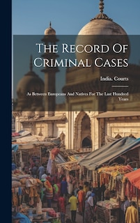 Front cover_The Record Of Criminal Cases