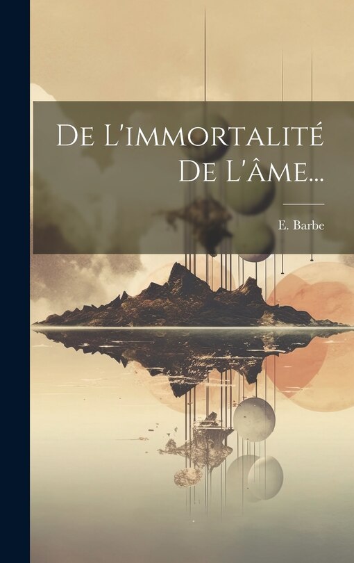 Front cover_De L'immortalité De L'âme...