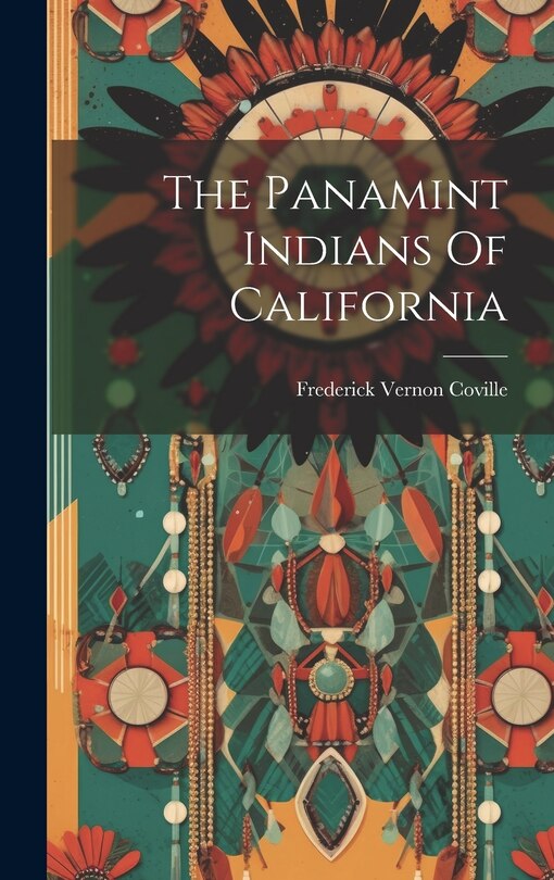 Front cover_The Panamint Indians Of California