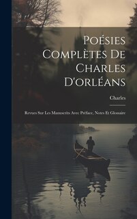 Front cover_Poésies Complètes De Charles D'orléans