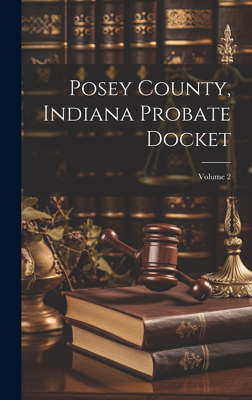 Couverture_Posey County, Indiana Probate Docket; Volume 2