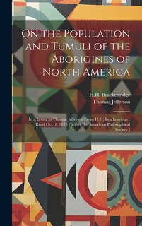 Couverture_On the Population and Tumuli of the Aborigines of North America