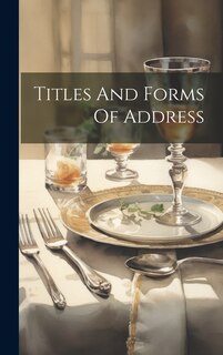 Front cover_Titles And Forms Of Address