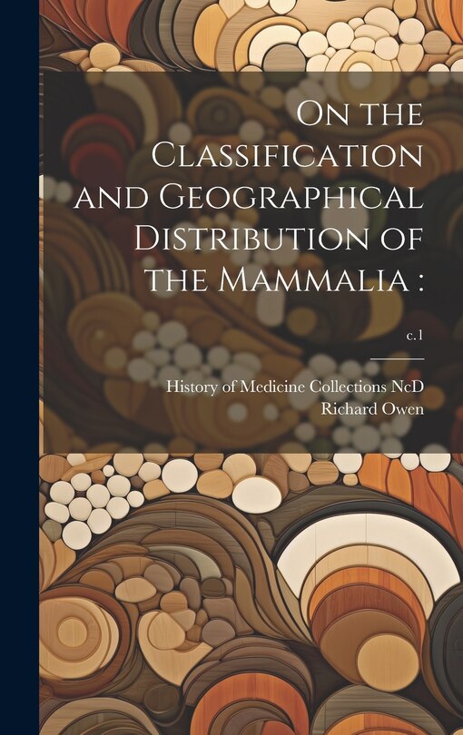 Front cover_On the Classification and Geographical Distribution of the Mammalia