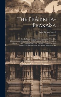 Front cover_The Pràkrita-prakàsa