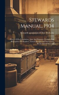 Front cover_Stewards Manual, 1904