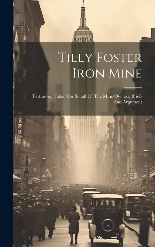 Couverture_Tilly Foster Iron Mine