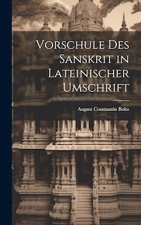 Couverture_Vorschule des Sanskrit in Lateinischer Umschrift