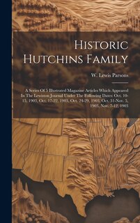 Couverture_Historic Hutchins Family