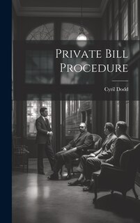 Front cover_Private Bill Procedure