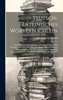 Front cover_Teutsch-lateinisches Wörterbüchlein