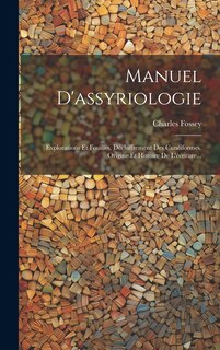 Front cover_Manuel D'assyriologie