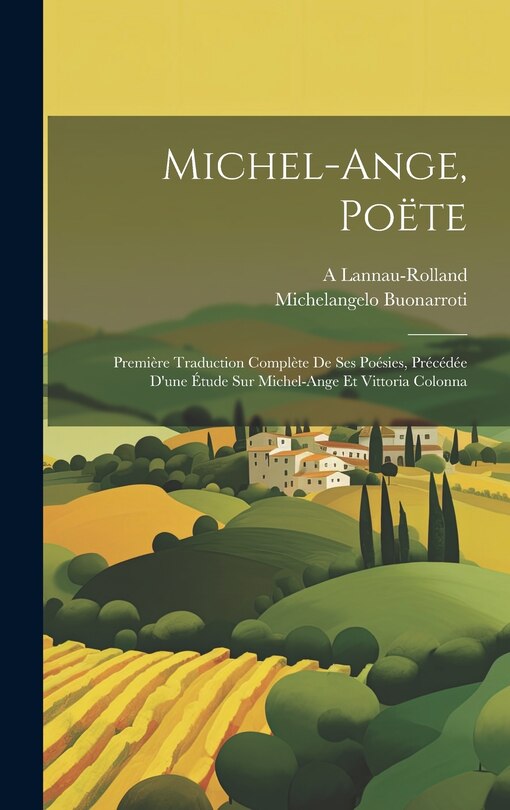 Front cover_Michel-Ange, Poëte
