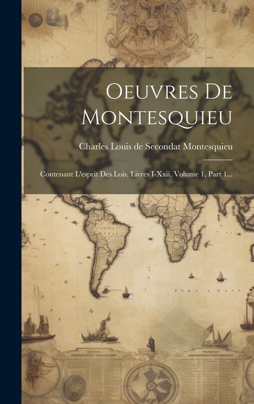 Couverture_Oeuvres De Montesquieu