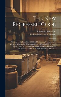 Front cover_The New Professed Cook