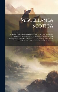 Front cover_Miscellanea Scotica