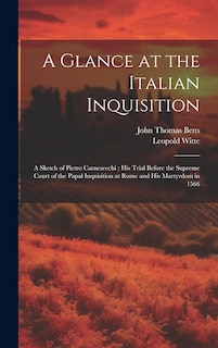 Couverture_A Glance at the Italian Inquisition