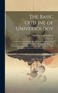 Couverture_The Basic Outline of Universology