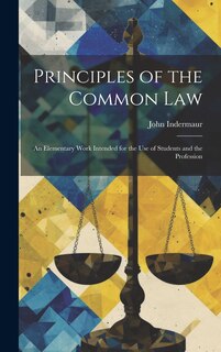 Front cover_Principles of the Common Law