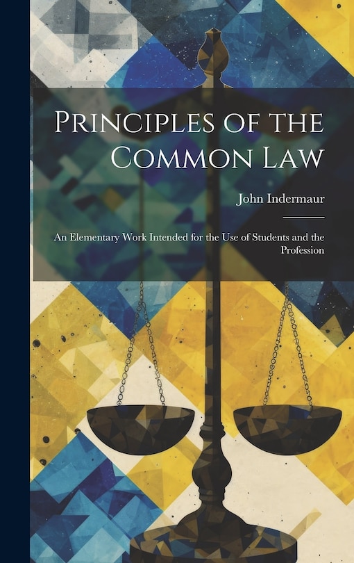 Front cover_Principles of the Common Law