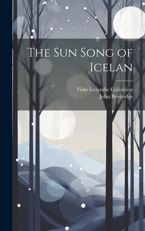 Front cover_The sun Song of Icelan