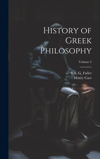 Front cover_History of Greek Philosophy; Volume 2