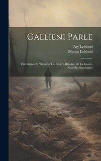 Front cover_Gallieni parle