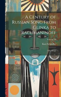 Front cover_A Century of Russian Song From Glinka to Rachmaninoff
