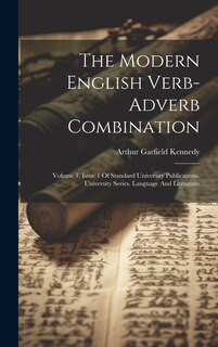 Front cover_The Modern English Verb-Adverb Combination