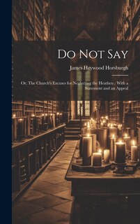 Front cover_Do not Say