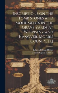 Couverture_Inscriptions on the Tomb Stones and Monuments in the Grave Yards at Whippany and Hanover, Morris County, N.J