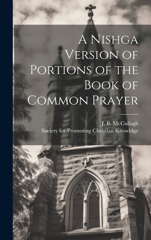 Front cover_A Nishga Version of Portions of the Book of Common Prayer